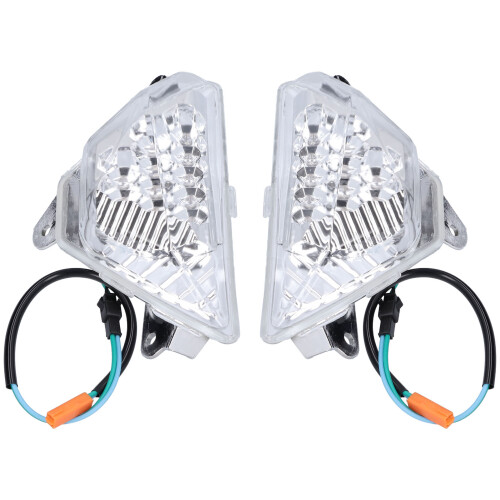 2 Stück LED-Frontblinker für Ninja 1000 2017-2021, transparent 1