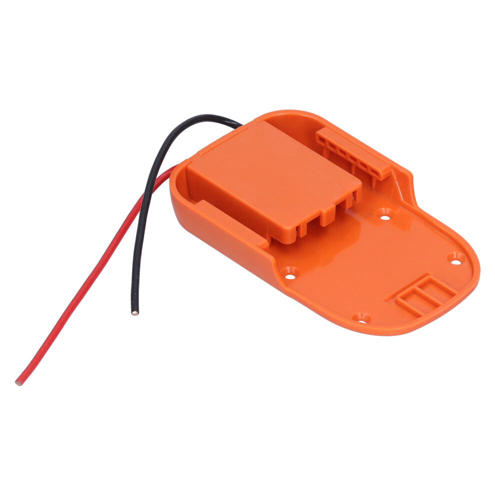 18V Battery Adapter With Fixing Hole For Power Connectors, Abs Material 5061378307554