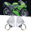 2 Stück LED-Frontblinker für Ninja 1000 2017-2021, transparent 12