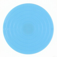 Cake Turntable with 360 Smooth Rotation, NonSlip Base and Measurement Scale, Blue