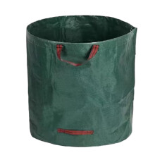 Garden Waste Bags Reusable Heavy Duty 500L Yard Waste Bag 80x100cm No Lid Green Leaf Storage Garden Trash Container