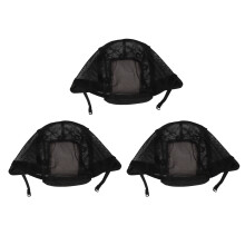 Ademende mesh pruikmuts, zacht en comfortabel om te dragen voor rollenspellen, salon, bubbelbad, stijlvol en comfortabel ontwerp, reisformaat