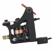 Máquina de tatuagem retrô durável e exclusiva com forte magnetismo no assento traseiro, aparência elegante e velocidade uniforme para trabalhos