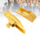 Gold Plated Brass Alto Saxophone Mouthpiece 8C E Flat Replacement 3