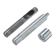 Silver 3/8" Grommet Kit with Tools Perfect for Leather & Fabric DIY