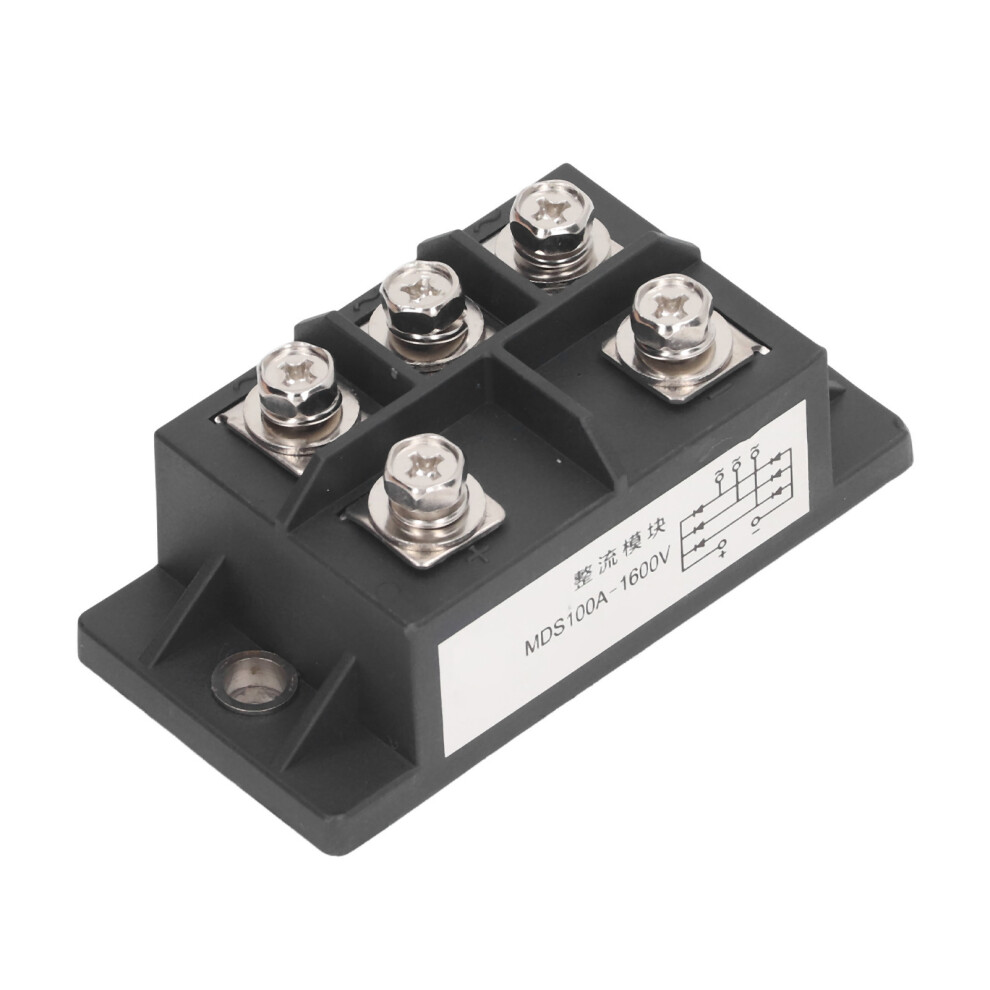 100A 1600V 3-Phase Bridge Rectifier Module Brass Plate Heat Dissipation 4921378315427
