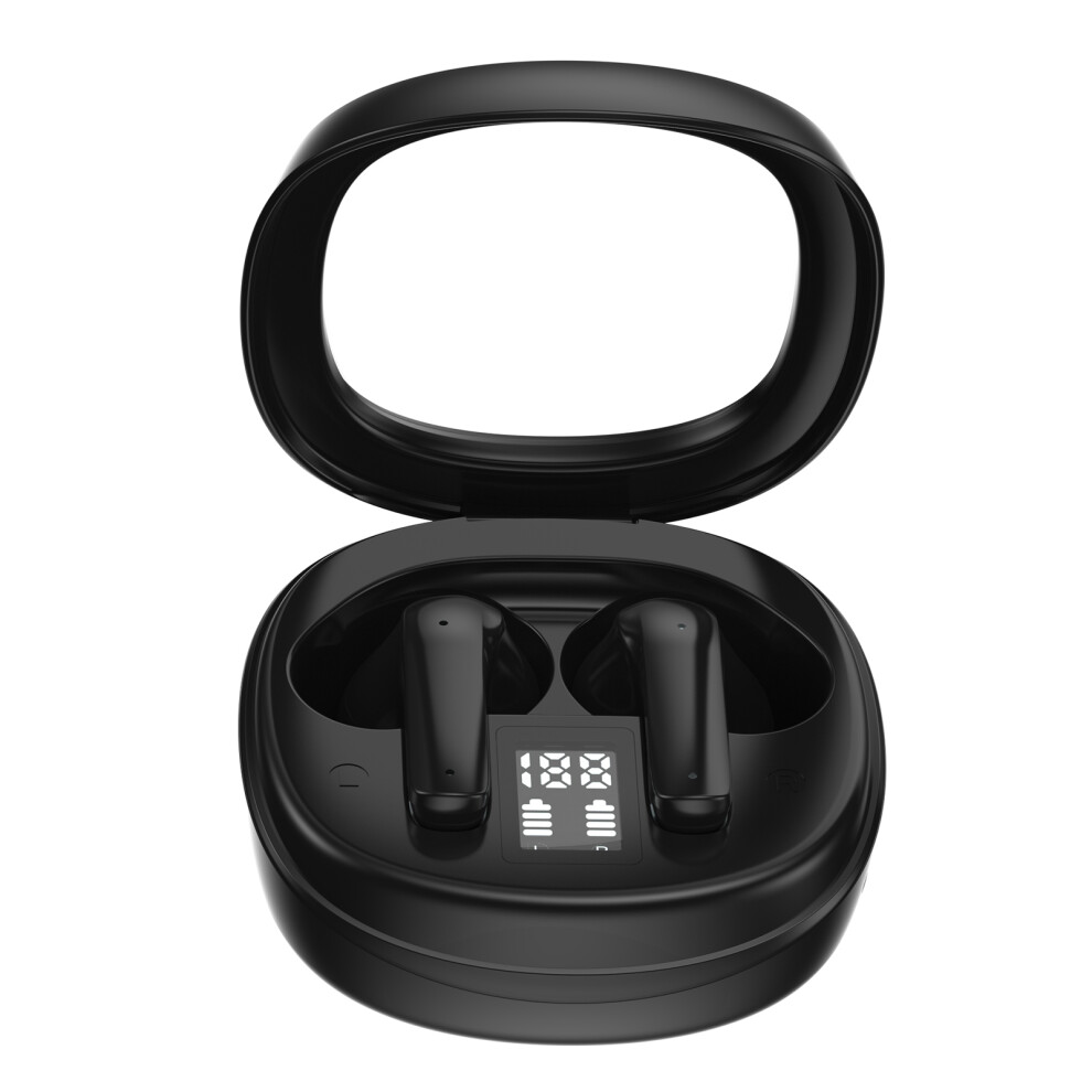 Yw17 Wireless Earbuds Bt5.4 220Mah Hd Noise Canceling, 5.5Cm Black 8221378316698