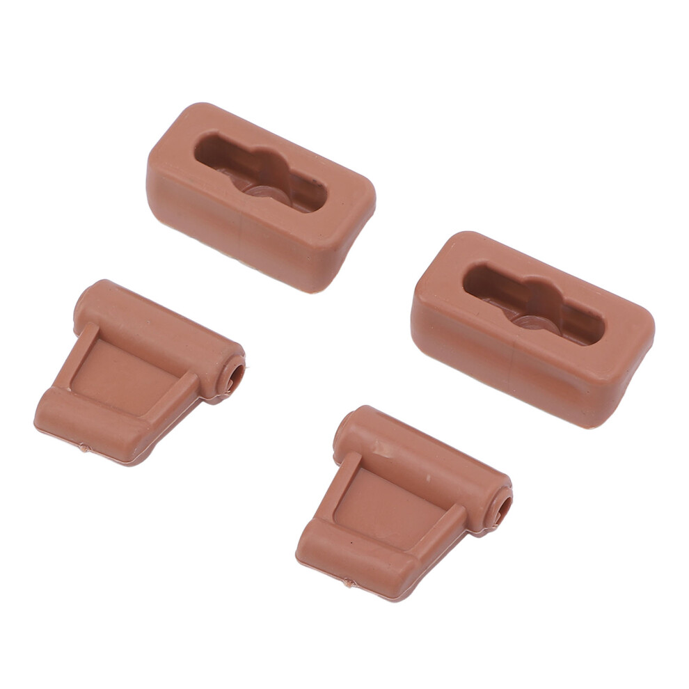 High Strength Plastic Sun Visor Clips Set For R107 1971-1989 Tan 9321378316977