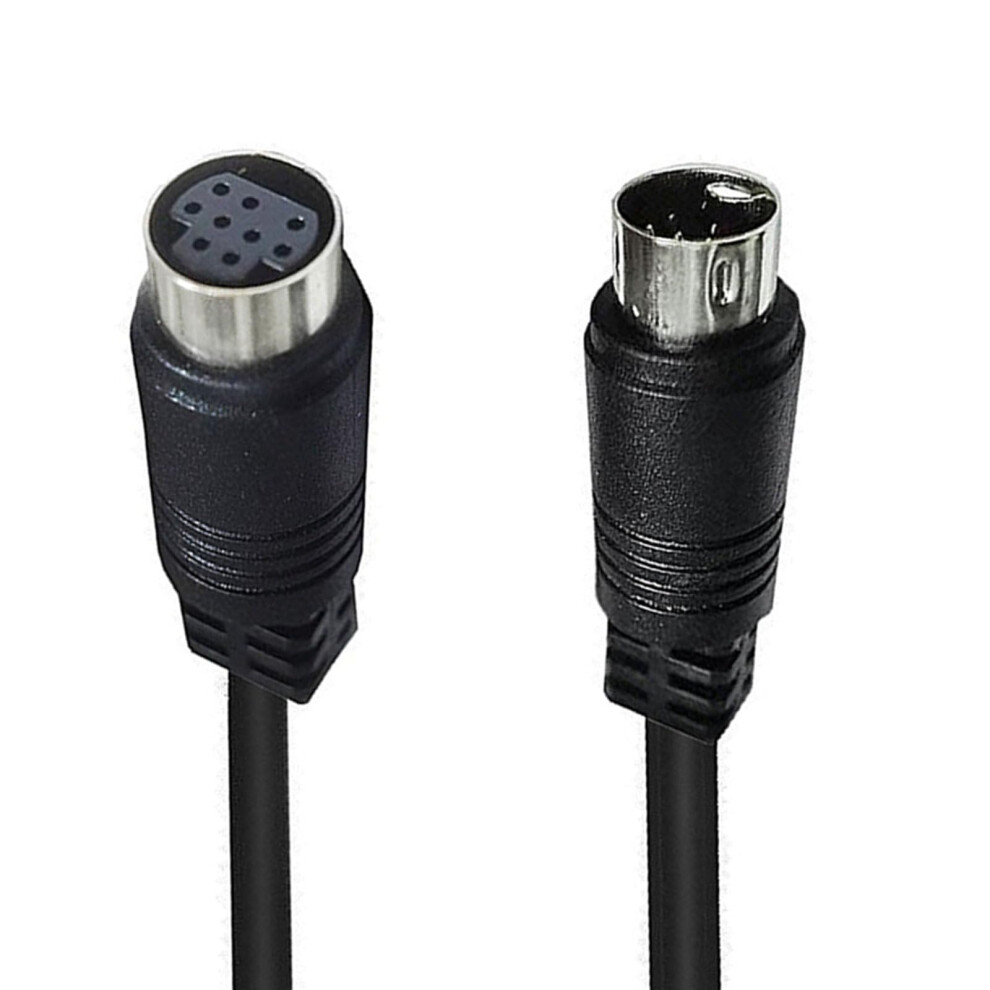 S Video Cable 9Pin Din Male To Female, Svideo Din Cable For Projector Computers 9199774466783