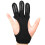 High Elastic Leather Archery Gloves Three Finger Protector Black Sizes S-XL 2
