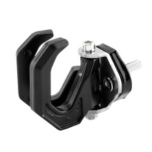 Motorcycle Handlebar Bag Hook with Dual Adjustable Hooks, Universal Aluminum Alloy Luggage Holder Black/Silver