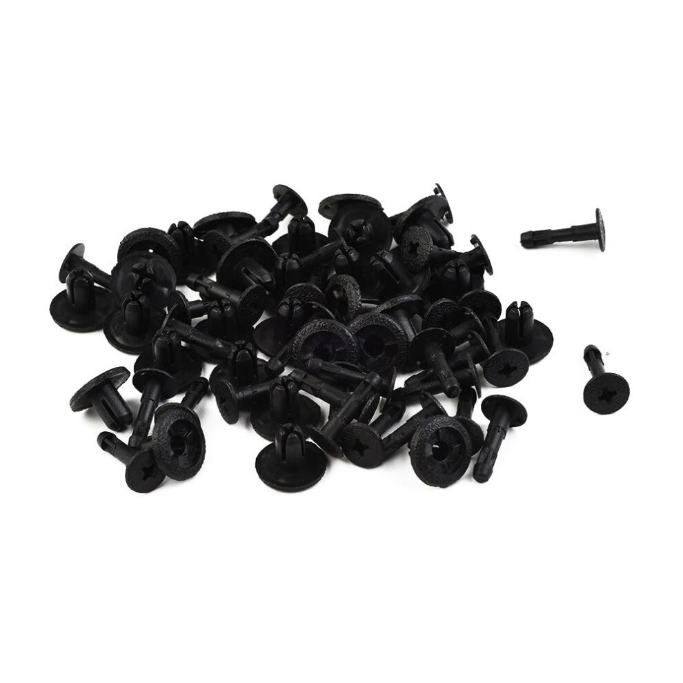 Motorcycle Fairing Clips Abs Plastic Fasteners 30Pcs Oem Replacement For Secure Panel Attachment Black 9199774467360