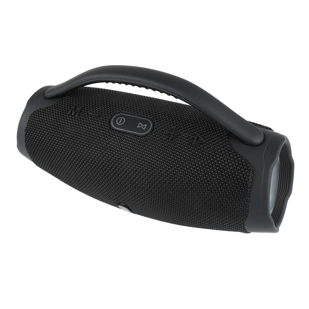 Rgb Waterproof Bluetooth Speaker, 1200Mah, 21X12x9cm, Portable Black 7891378320943