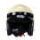 3 Snap-Button Lens Visor Flip Up Wind for Open Face Motorcycle Helmet 7