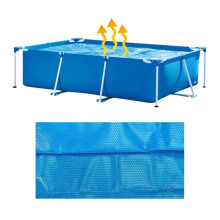 Swimming Pool Solar Cover Blue 10 ft x 20 ft Heat Retention Pool Cloth