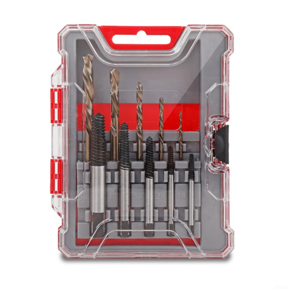 Screw Extractors Drill Bit Spiral Flute Remover For Broken Damaged Stripped Screws Diy Kit 9199774901499