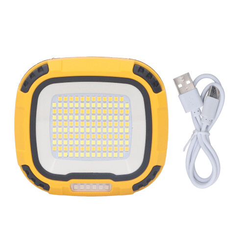 Adjustable Lighting Led Work Light With Magnetic Base, Rechargeable Emergency Light With Rotatable Angle And Power Bank Function, For Outdoor