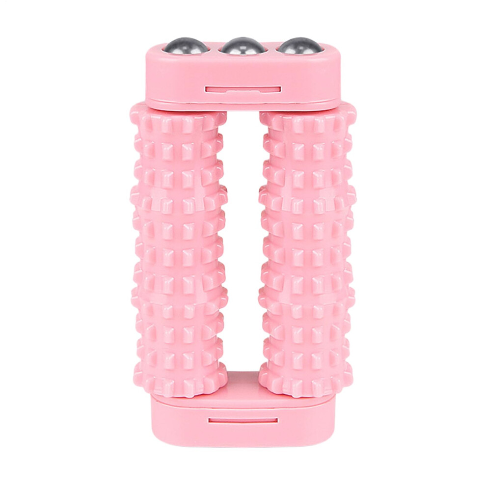 Pink Hand Massage Roller Deep Tissue Palm Ball For Muscle Relief And Wrist Therapy