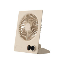 Small Desk Fan USB Rechargeable Quiet Table Fan, Indoor Outdoor Ventilator C, Compact Portable, Powerful Wind