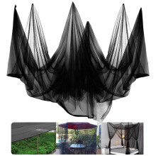 Mosquito Netting 20x10 Ft, 3x6m Black Garden Mesh Netting For Insects, Fly Bird Net