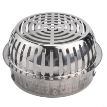Stainless Steel Drain Filter 200mm AntiClog Roof Gutter Leaf Guard for Outdoor Drainage