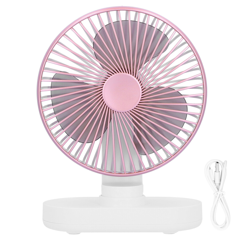 Portable Pedestal Fan, Oscillating Desk Fan With Telescopic Design, Adjustable Angle For Optimal Airflow, Low Noise Operation, Rechargeable Battery, 9358999948645