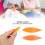 Orange Plastic Tatting Shuttle 2 Pack for Hand Sewing & Knitting DIY Tools 9