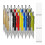 24 Pcs 6-In-1 Multi-Tool Tool Pens and 24 Pcs Ink Refills Gadget Screwdriver Gift Pens 1