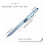 24 Pcs 6-In-1 Multi-Tool Tool Pens and 24 Pcs Ink Refills Gadget Screwdriver Gift Pens 6