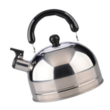 2.5L Stainless Steel Whistling Tea Kettle with Whistling Alert for Stovetop and Induction