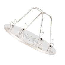 Stainless Steel Toast Rack Bread Holder for Outdoor Camping Baking and Cooling Easy to Clean