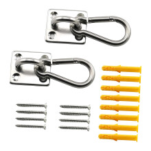 Hammock Hanging Hook 304 Stainless Steel Eye Plate 250kg Capacity Outdoor Rust Resistant Bracket