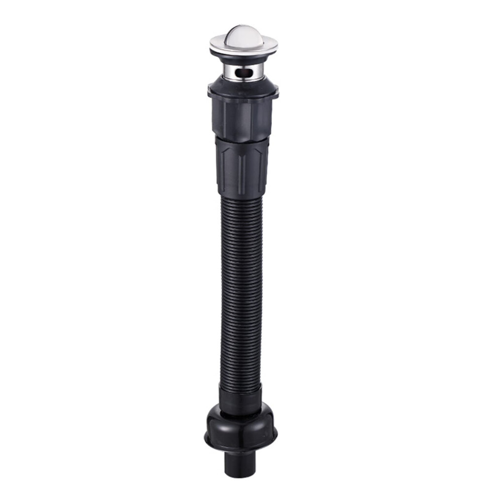 Stainless Steel Sink Drain Pipe With Flexible Retractable Kitchen Plumbing Hose, Heat Resistant Odorproof, Tool Installation 9094768722183