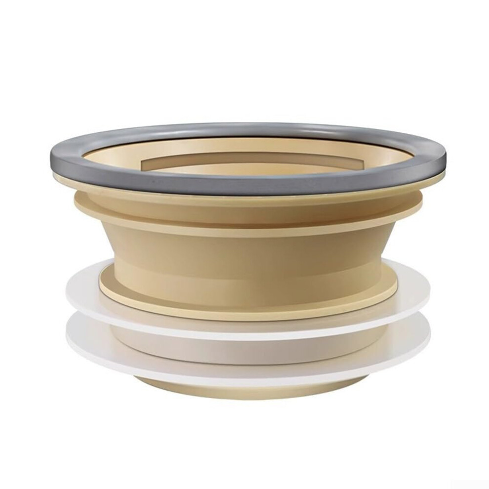 Toilet Flange Replacement Ring With Durable Rubber Seal For Leakproof Diy Installation 9187378759059