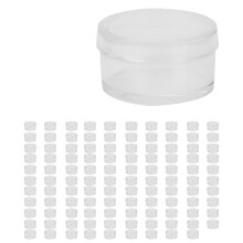 Contenitore trasparente con buona tenuta, impilabile, organizer per perline, leggero e compatto, scatola organizer trasparente in plastica PP di alta