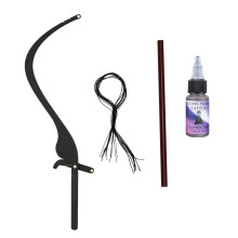 Ferramenta para modelagem de sobrancelhas com fios de carbono, mapeador de microblading resistente, prático e seguro, guia para sobrancelhas