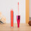 Lip gloss για λαμπερά χείλη, έντονη λάμψη και έντονη χρωστική ουσία, εμπλουτισμένο με 4