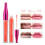 Lip gloss για λαμπερά χείλη, έντονη λάμψη και έντονη χρωστική ουσία, εμπλουτισμένο με 7
