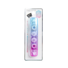 Mix And Match Patterns 2 In 1 Correction Tape And Double Sided Glue Roller For Home Office Scrapbook Supplies Wear Resistant And High Precision Stick