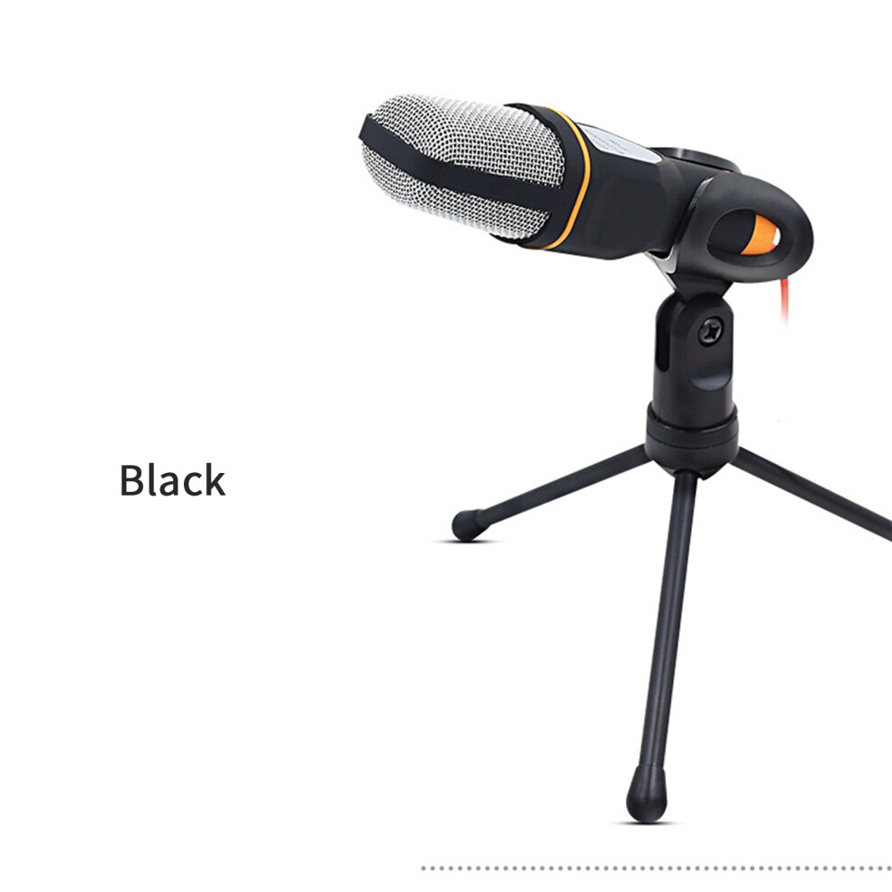 Condenser Microphone 3.5Mm Omnidirectional With Tripod Stand For Pc Laptop Gaming 9361378341159