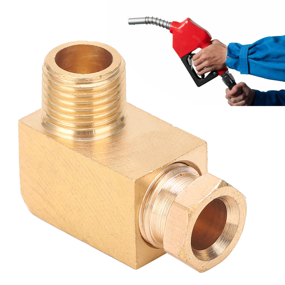 Brass Oil Pipe Fitting Elbow Square Block Connector Adapter Pl618 For Plumbing 9311378341307