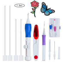 Embroidery Pen Punch Needles Set For DIY Sewing Cross Stitching Knitting Projects And Embroidery Patterns Sewing Tool