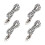 10PCS Heavy Duty Rubber Elastic Rope with Hooks, 1.5m Secure Tie Down String 1