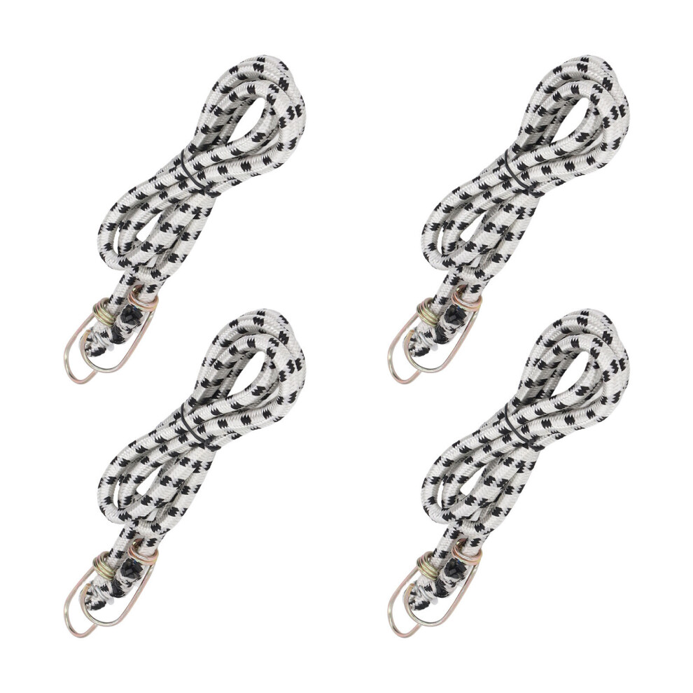 10Pcs Heavy Duty Rubber Elastic Rope With Hooks, 1.5M Secure Tie Down String 4671378344315