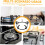 Gas Stove Wok Ring Holder Cast Iron Rectangular Support for Cooktop Stability 2
