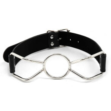 Open Mouth Gag Metal Ring Slave Bondage Restraints For Women Size S 18+ Adult Sex Toy