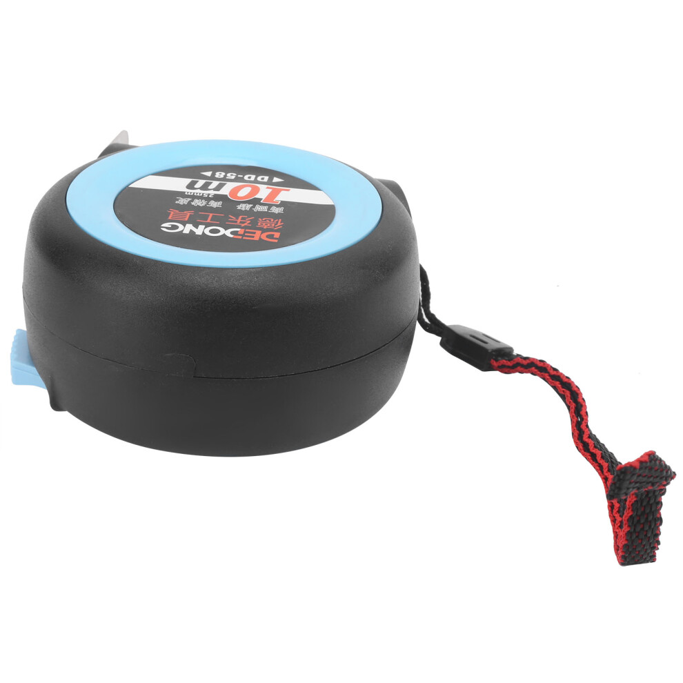 Self-Retracting 32.8Ft Tape Measure With Metal Hook 10M X 25Mm 3631378351264