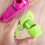 Manual Garlic Grinder and Chopper for Ginger Nuts Vegetables, Compact Easy Clean Green Kitchen Tool 5