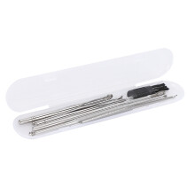 Professionele set voor het verwijderen van oorsmeer, ergonomisch ontworpen oorprikker/curette van roestvrij staal, gladde antisliphandgreep voor