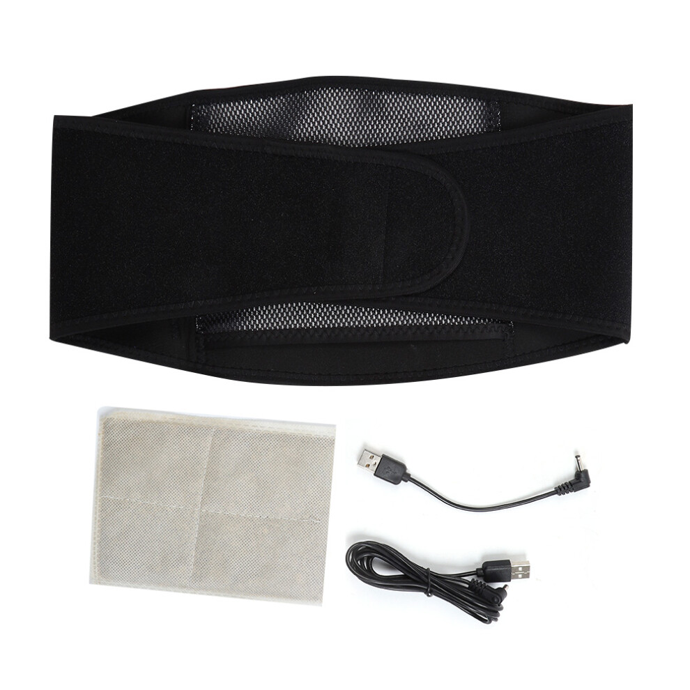 Self Heating Waist Belt With Special Double Layer Pocket Carbon Fiber Heating Strip Therapeutic Relief From Arthritis Muscle Strain For Nightclubs